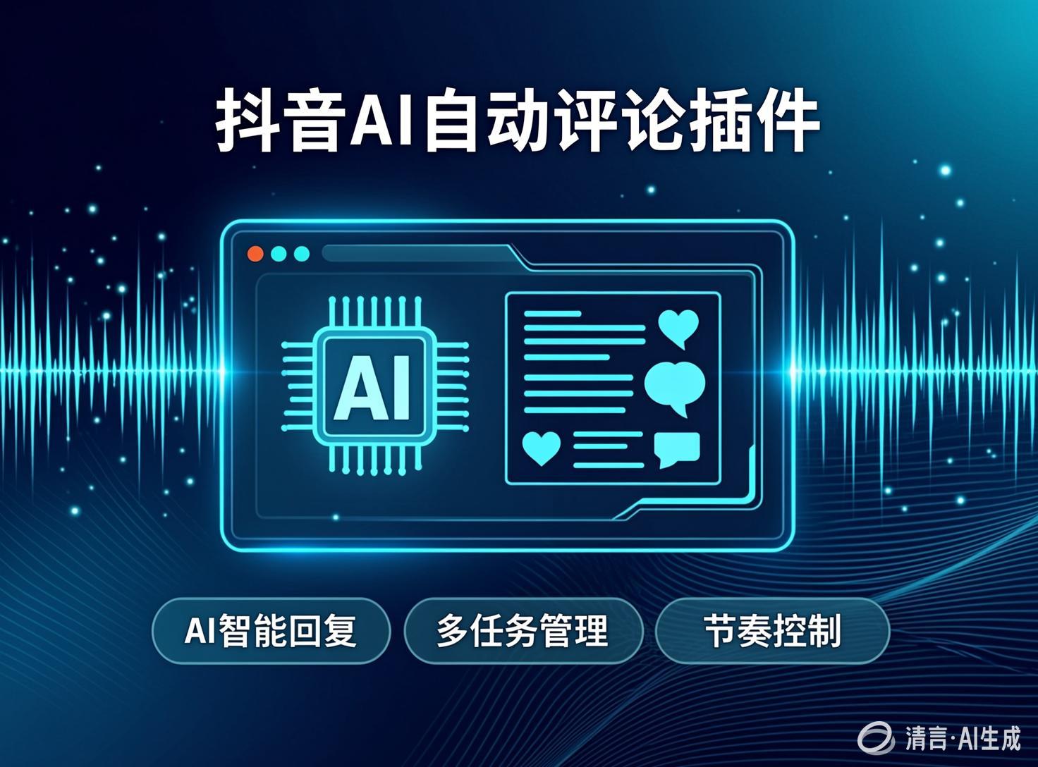 抖音AI智能自动评论助手：精准引流截流获客，支持多关键词搜索与GPT/Gemini智能回复的浏览器插件